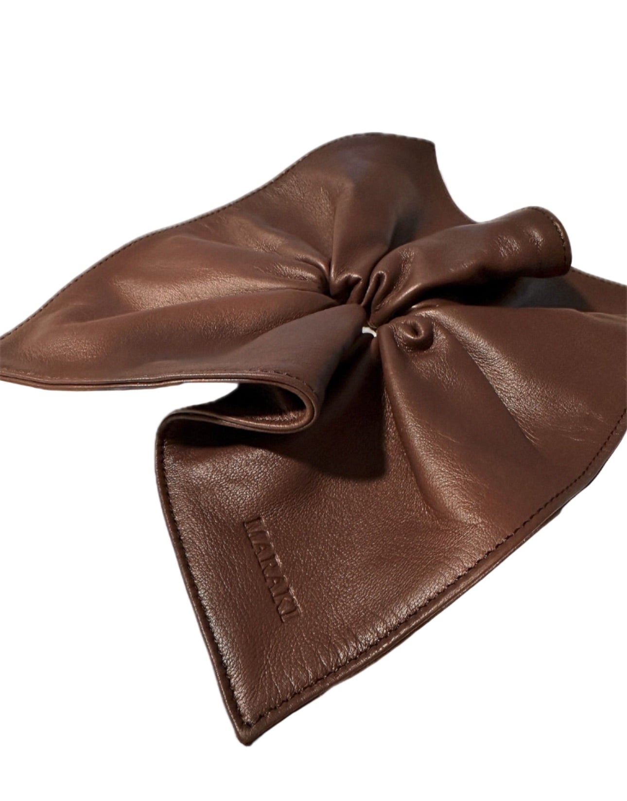 Meba Oversize Scrunchie - Brown